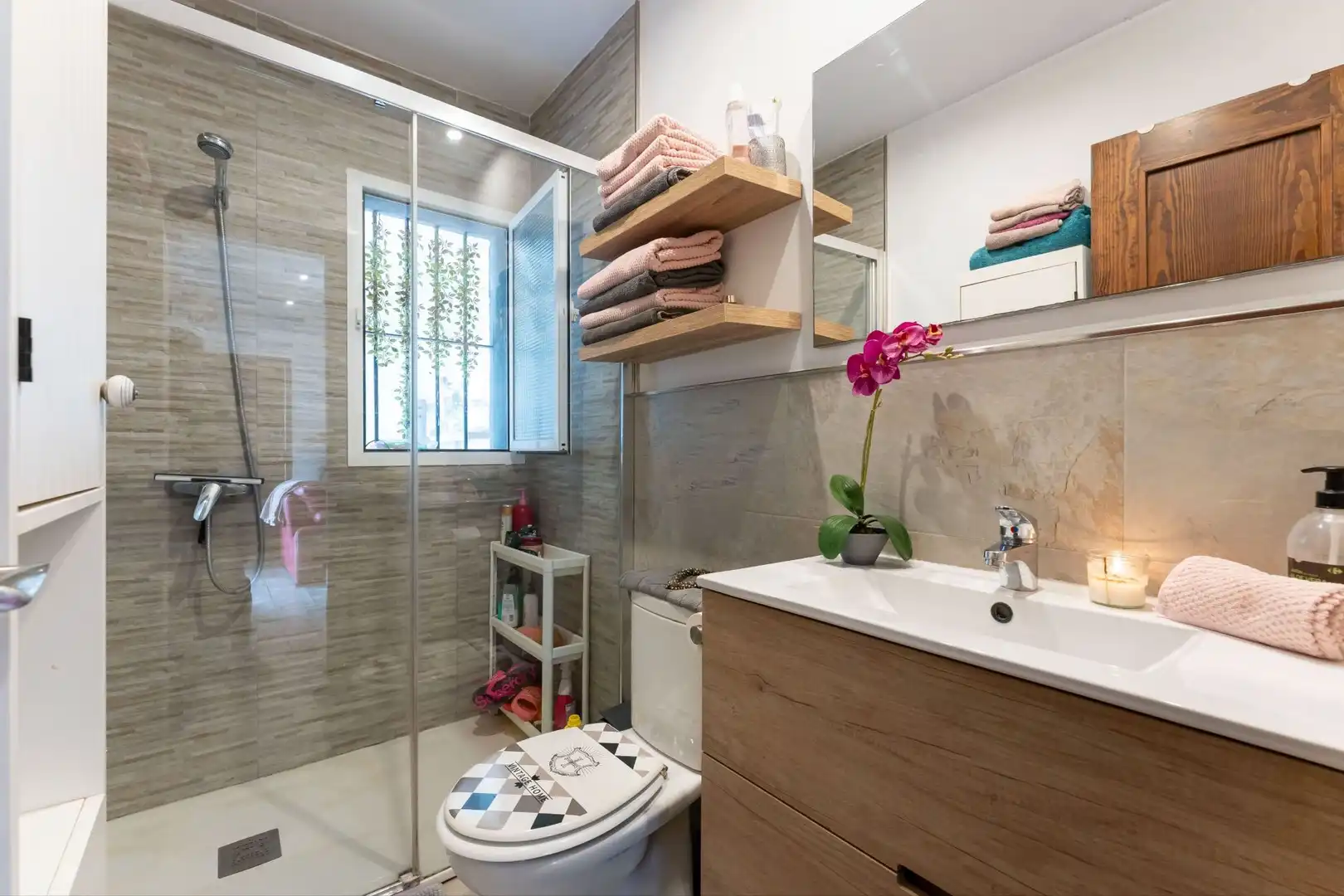 Baño de Finca rústica en venta en Cártama con Aire acondicionado y Trastero