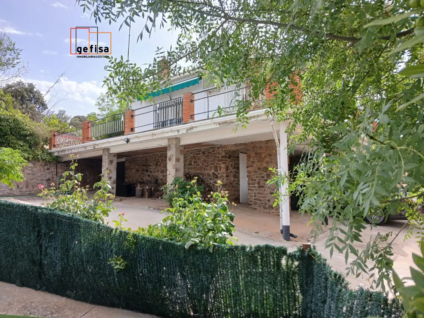 Vista exterior de Casa o chalet en venta en Santa Cruz de Mudela con Aire acondicionado, Calefacción y Terraza