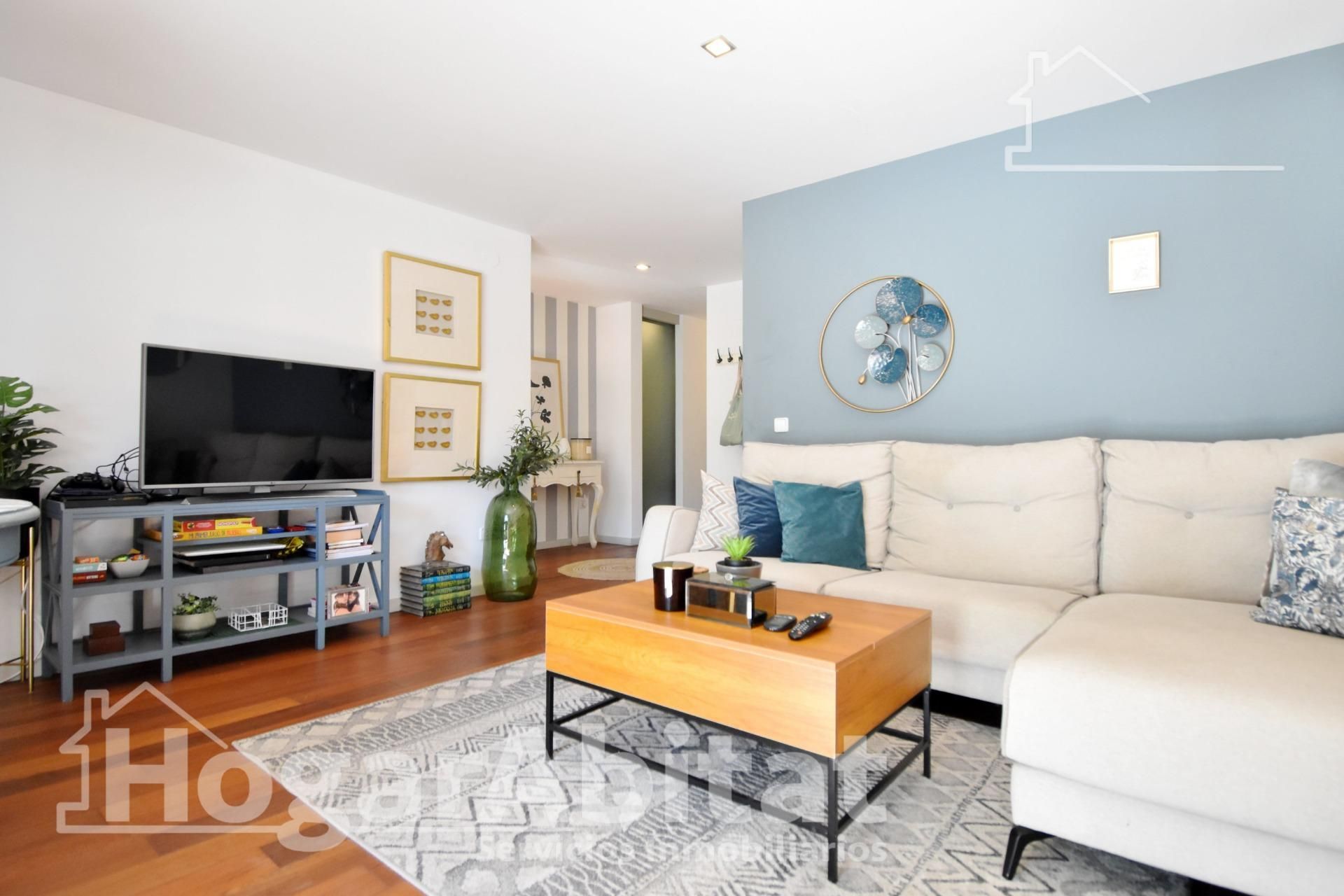 Living room of Flat for sale in Oliva  with Air Conditioner, Heating and Private garden