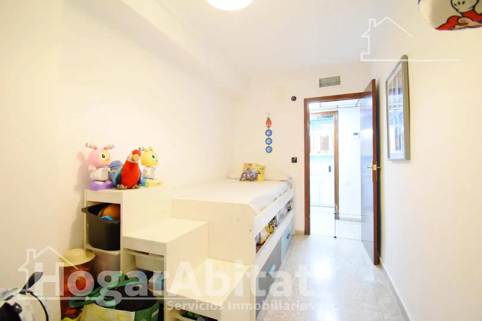 Bedroom of Flat for sale in Oliva  with Air Conditioner, Heating and Terrace