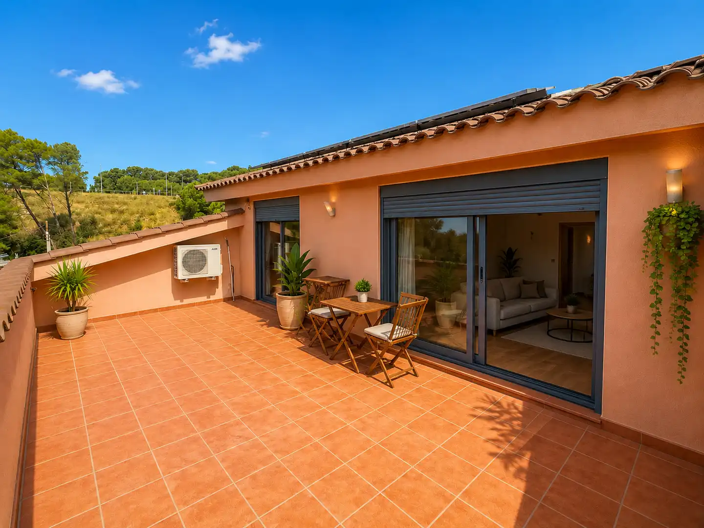 Terrassa de Casa o xalet en venda en Rubí amb Aire condicionat, Calefacció i Jardí privat