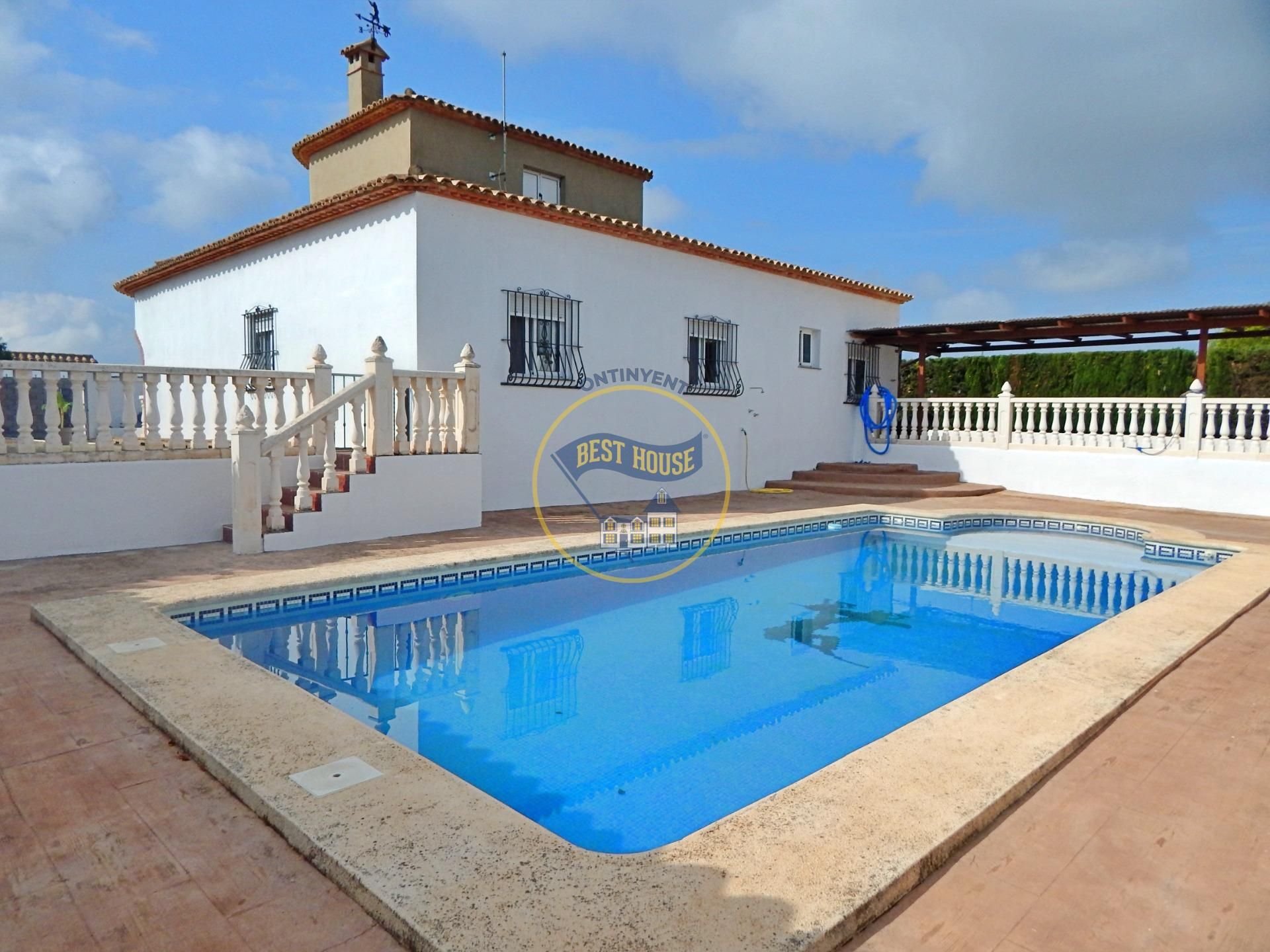 Swimming pool of House or chalet for sale in Llutxent  with Heating, Private garden and Storage room