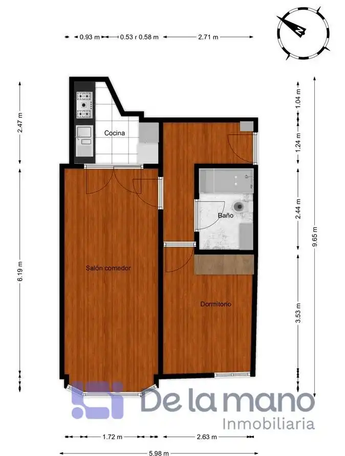 Piso de alquiler en Madrid con Calefacción y Parquet