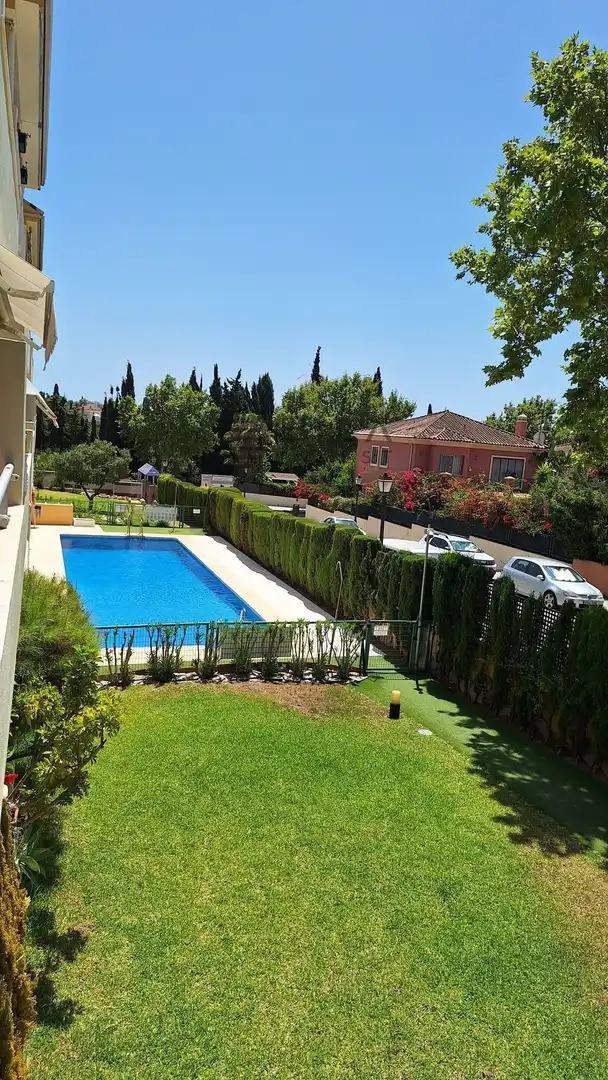 Garden of Flat for sale in Marbella  with Air Conditioner, Terrace and Swimming Pool