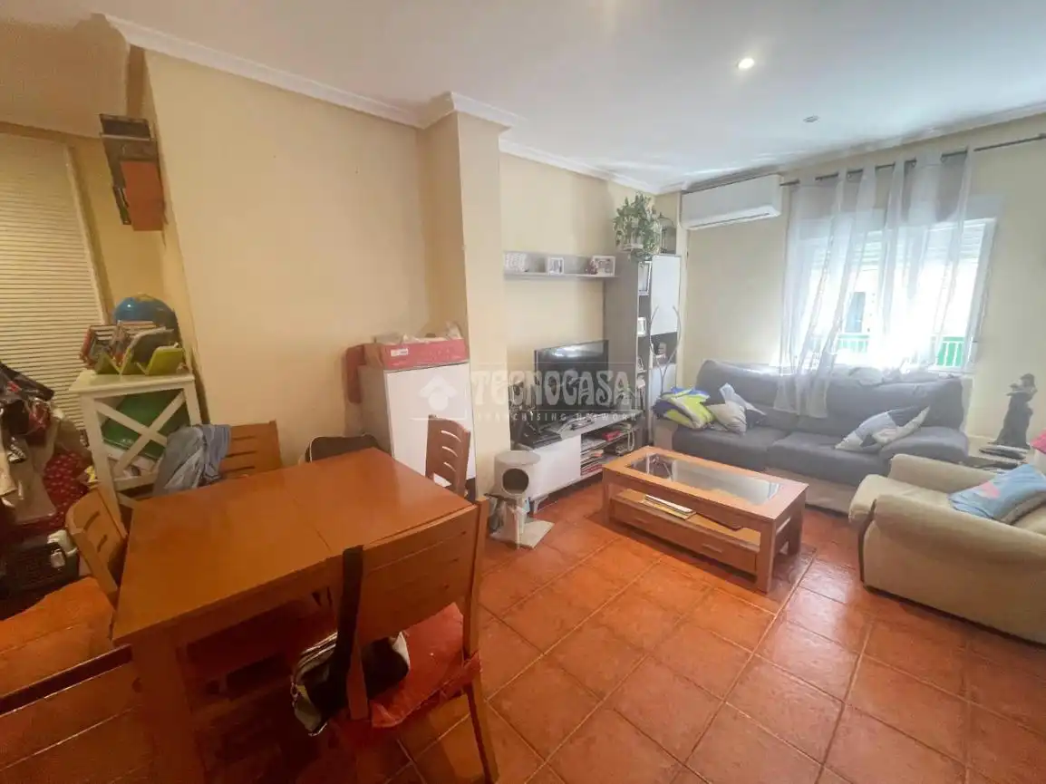 Wohnzimmer von Wohnung zum Verkauf in Madrid mit Klimaanlage, Heizung und Terrasse