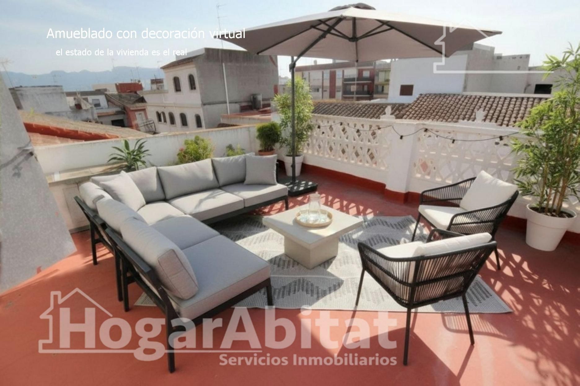 Terrace of Flat for sale in Fortaleny  with Air Conditioner and Terrace