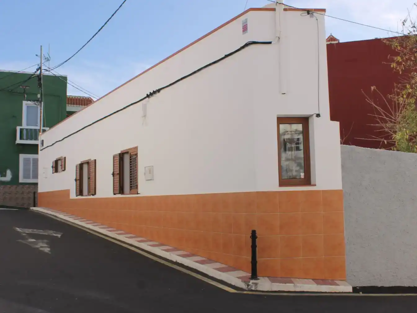 Vista exterior de Piso en venta en Santiago del Teide con Aire acondicionado, Trastero y Amueblado