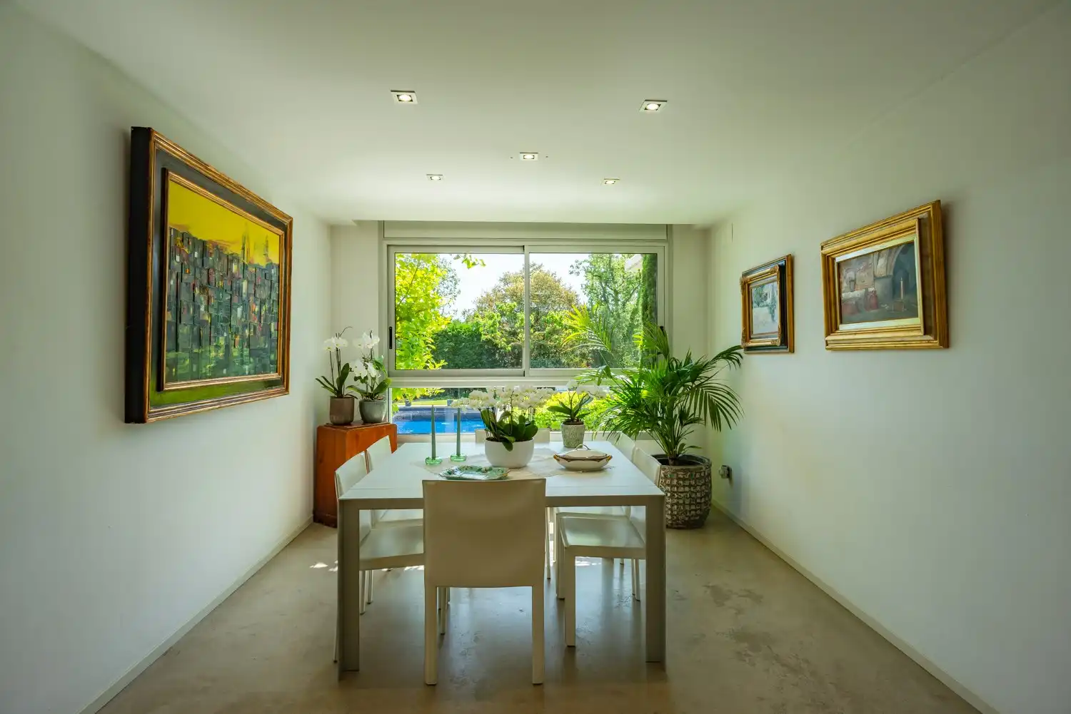 Dining room of Houses for sale in Girona  with Air Conditioner, Heating and Storage room