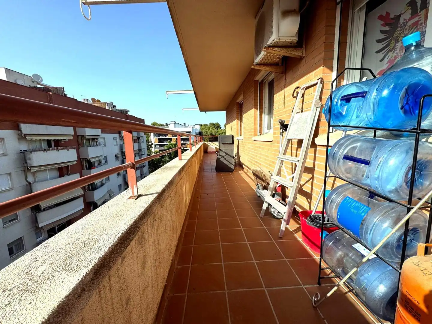 Terrasse von Dachboden zum Verkauf in Castelldefels mit Klimaanlage, Heizung und Parkett