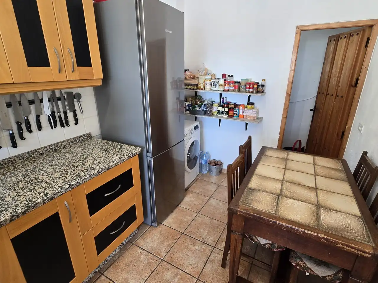 Cocina de Casa o chalet en venta en Periana con Terraza y Piscina