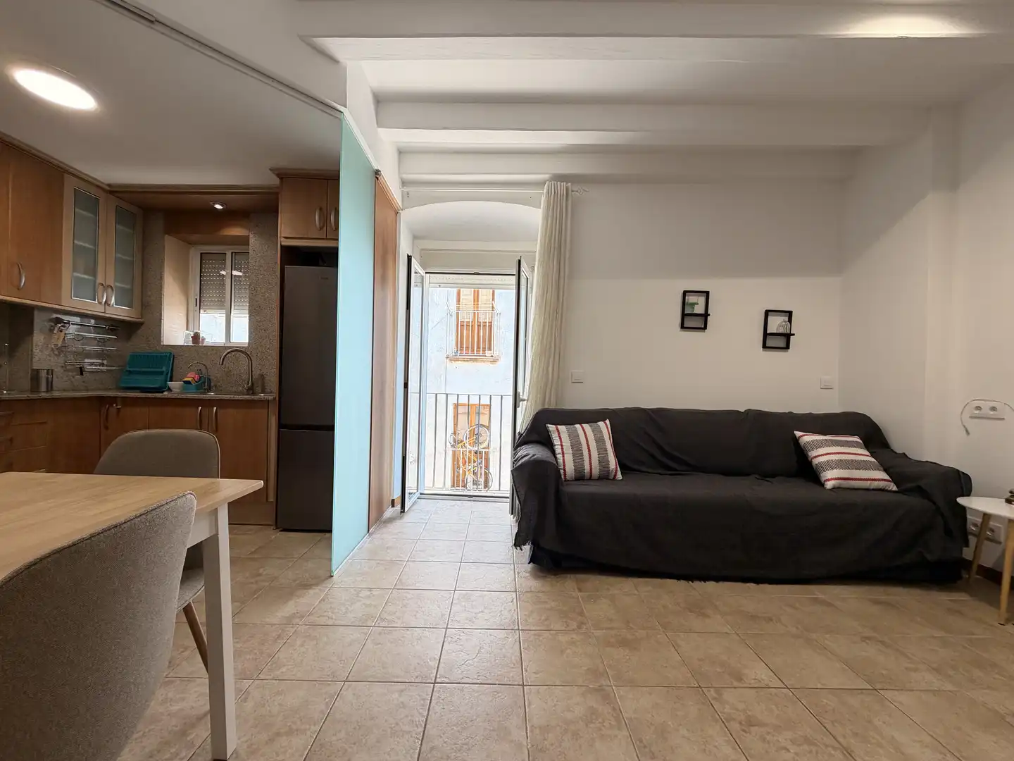 Sala de estar de Piso en venta en Vilanova i la Geltrú con Calefacción
