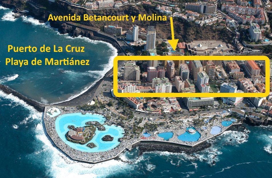 Vista exterior de Apartament de lloguer en Puerto de la Cruz amb Parquet, Terrassa i Moblat