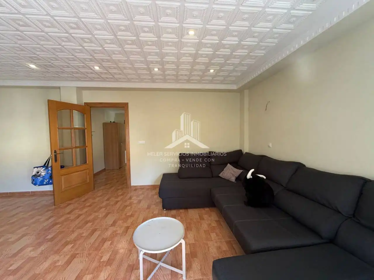 Sala d'estar de Apartament en venda en Vila-real amb Parquet, Terrassa i Traster