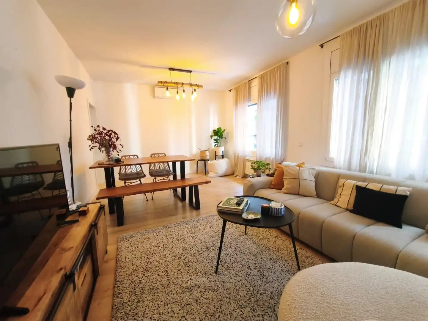 Sala de estar de Apartamento en venta en Barcelona