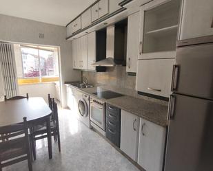 Kitchen of Flat to rent in Ourense Capital   with Heating, Parquet flooring and Furnished
