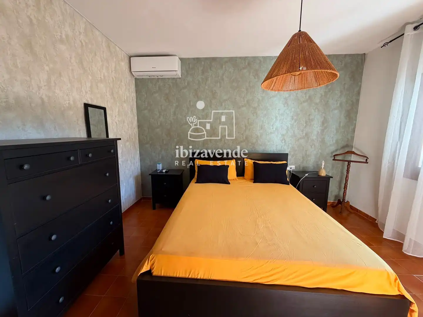 Habitación de Casa o chalet de alquiler en Santa Eulària des Riu con Aire acondicionado, Piscina y Amueblado