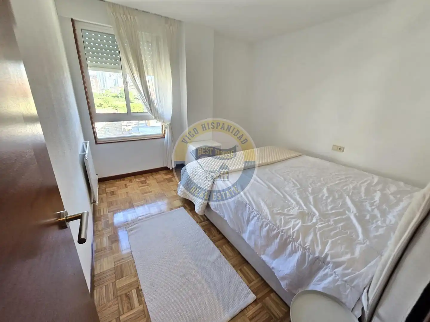 Bedroom of Flat for rent in Vigo   with Heating and Furnished