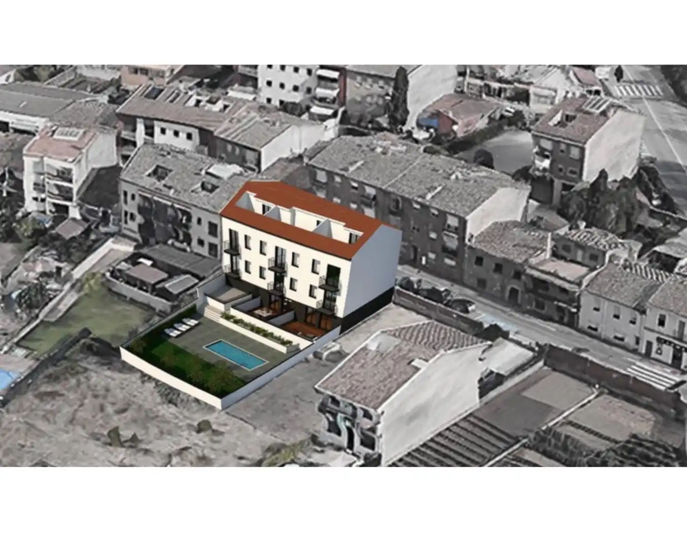 Außenansicht von Dachboden zum Verkauf in Calonge i Sant Antoni mit Klimaanlage, Heizung und Privatgarten