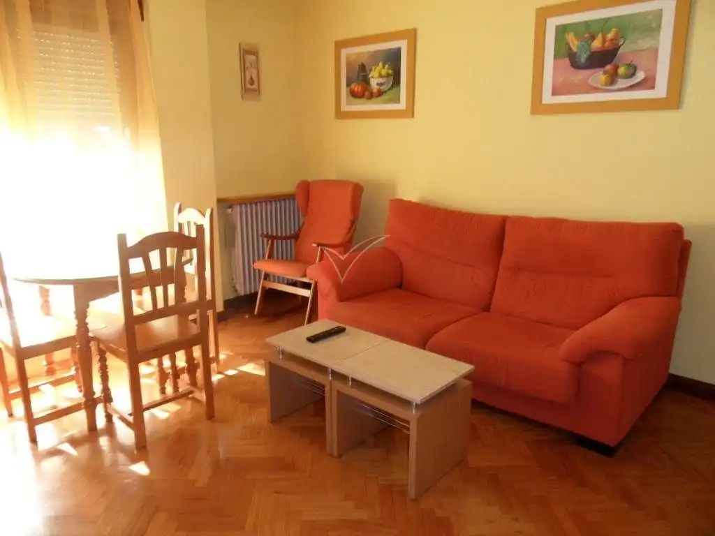 Sala d'estar de Pis de lloguer en Cuenca amb Calefacció i Moblat