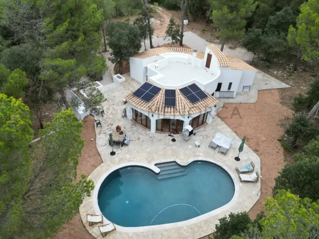 Vista exterior de Finca rústica en venta en Ferreries con Piscina