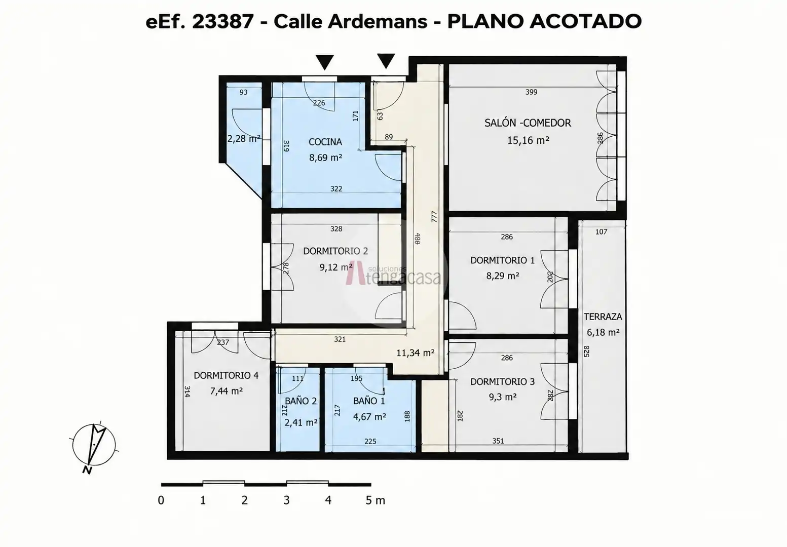 Wohnung zur Miete in Barrio de Salamanca