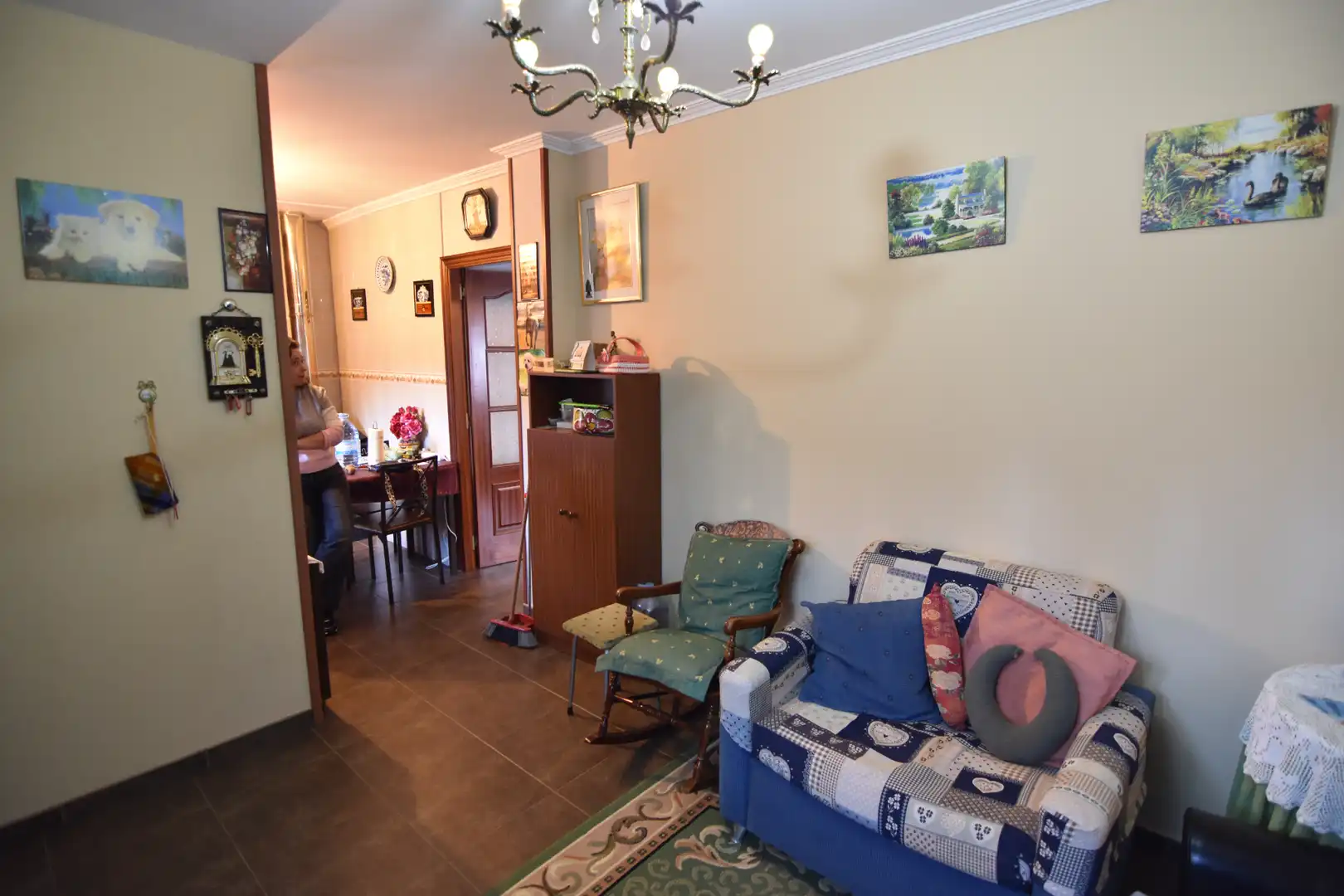 Living room of Houses for sale in Narón  with Heating, Private garden and Storage room