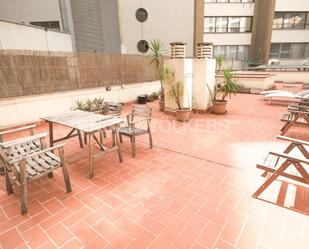 Terrace of Apartment to rent in  Barcelona Capital  with Air Conditioner, Heating and Private garden