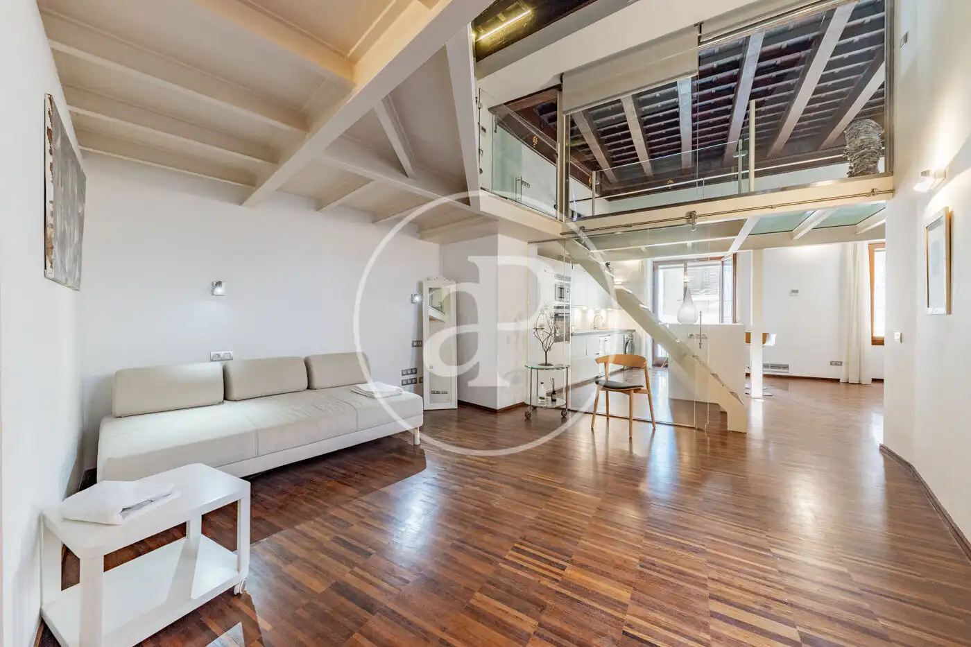 Living room of Lofts for rent in  Palma de Mallorca  with Air Conditioner, Heating and Furnished