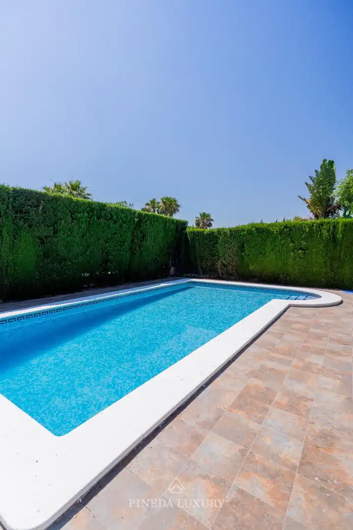 Piscina de Casa o chalet de alquiler en Puçol con Calefacción, Jardín privado y Terraza