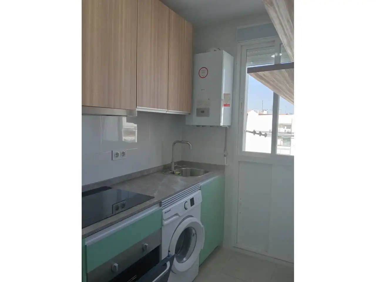 Küche von Wohnung zur Miete in Madrid mit Heizung, Möbliert und Alarm