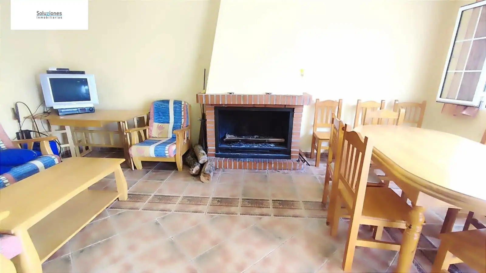 Sala de estar de Finca rústica en venta en Casas de Lázaro con Calefacción