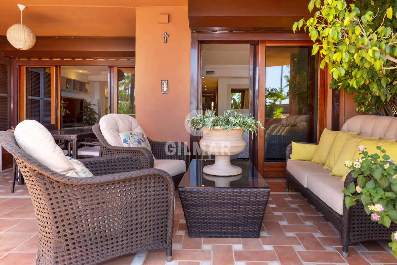Terraza de Planta baja en venta en Estepona con Calefacción, Jardín privado y Trastero
