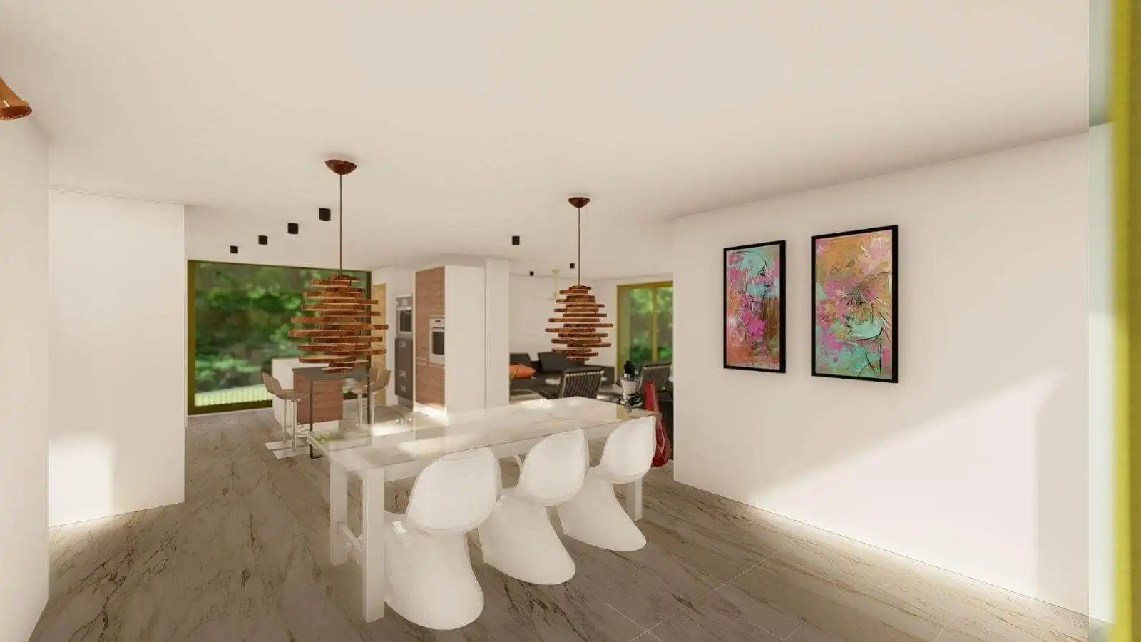 Comedor de Casa o chalet en venta en Benidorm con Aire acondicionado, Jardín privado y Terraza