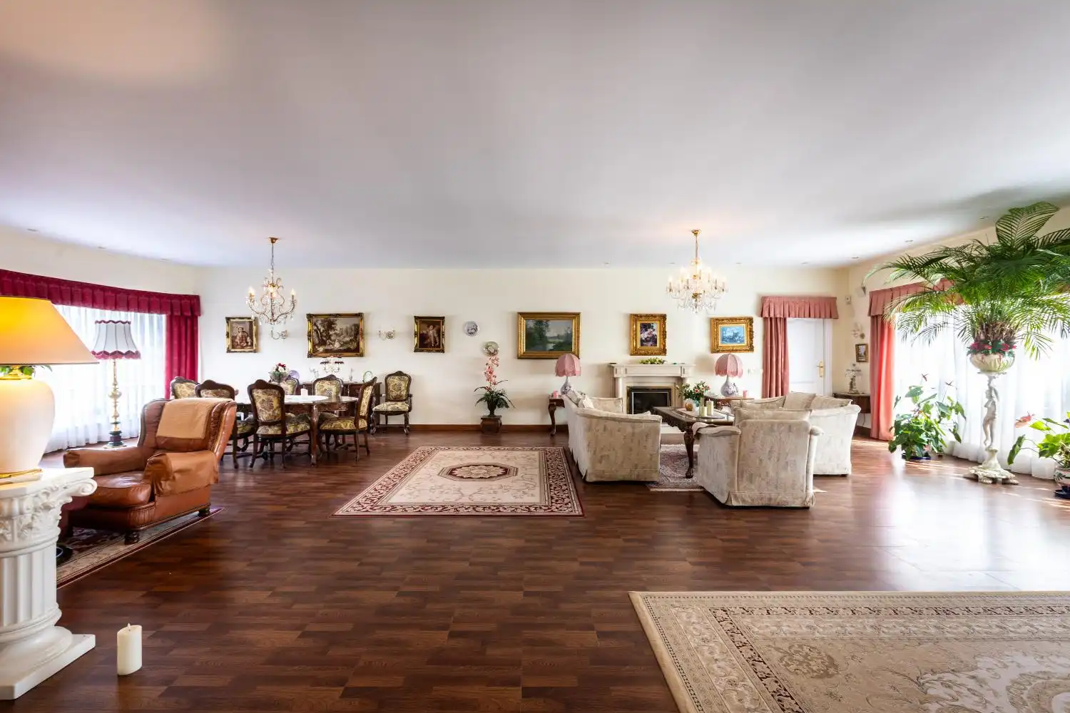 Sala de estar de Casa o chalet en venta en L'Alfàs del Pi con Aire acondicionado, Jardín privado y Terraza