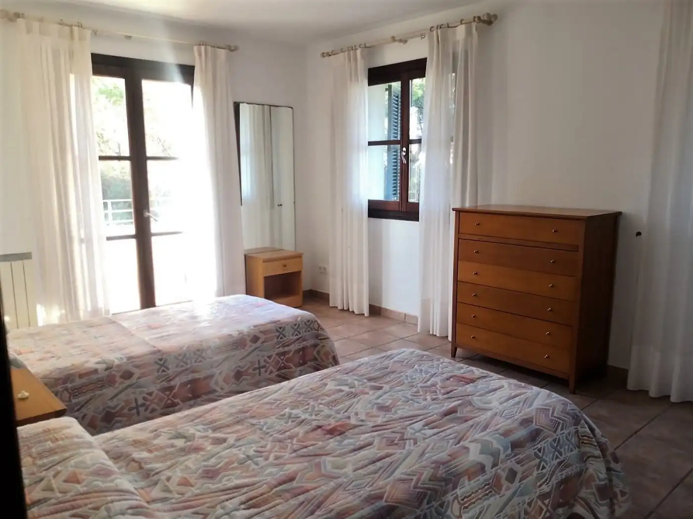Dormitori de Casa adosada de lloguer en Felanitx amb Aire condicionat, Calefacció i Terrassa