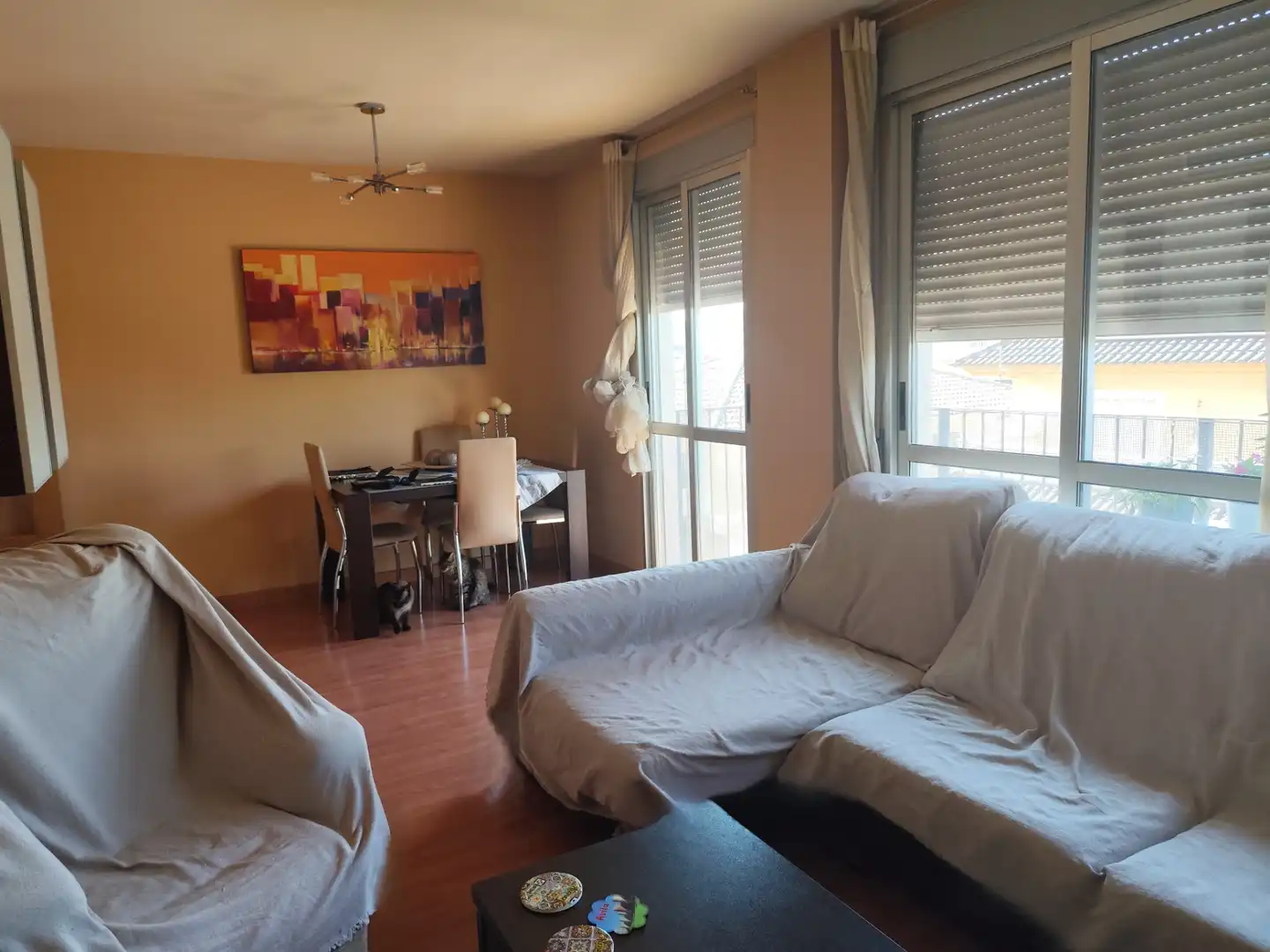 Sala d'estar de Pis en venda en Murcia amb Aire condicionat, Traster i Moblat