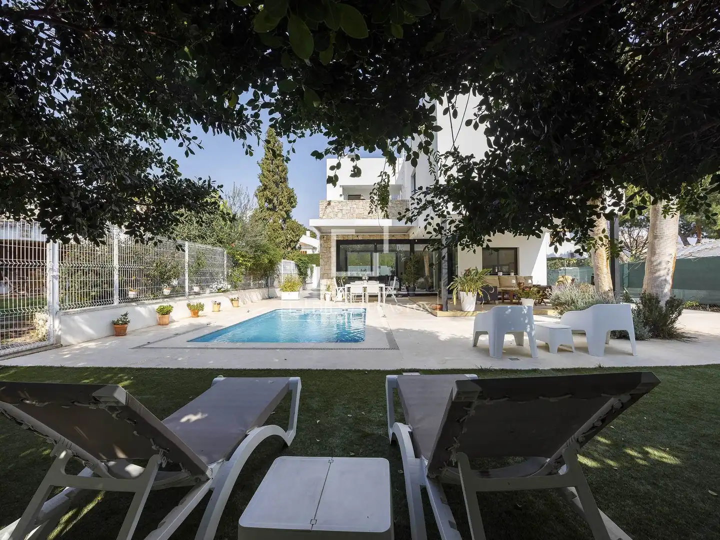 Jardín de Casa o chalet en venta en Godella con Aire acondicionado, Calefacción y Jardín privado