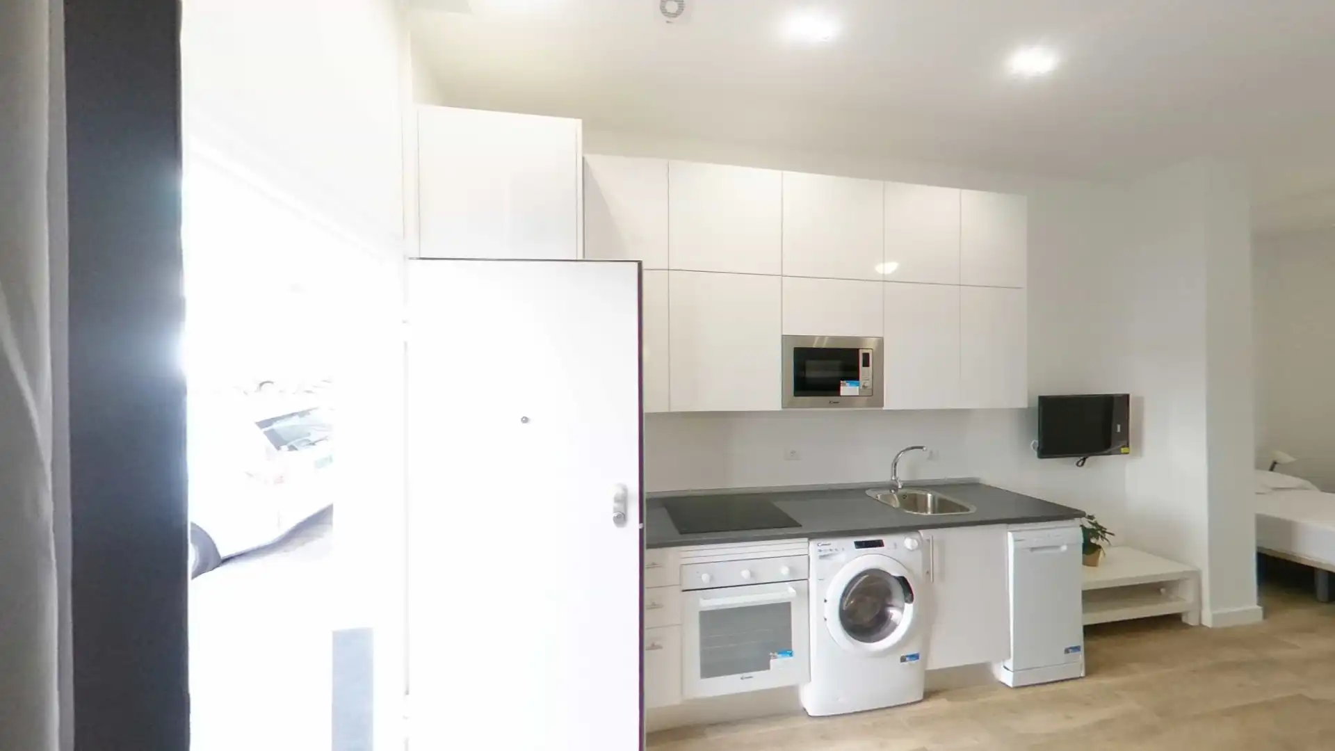 Cocina de Piso de alquiler en  Madrid Capital con Calefacción y Amueblado