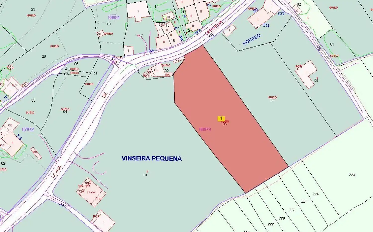 Terreny rústic en venda a Vinxeira Pequena, imagen 2