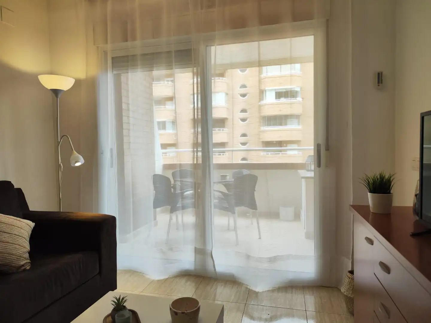 Terraza de Apartamento de alquiler en Oropesa del Mar / Orpesa con Aire acondicionado, Terraza y Amueblado