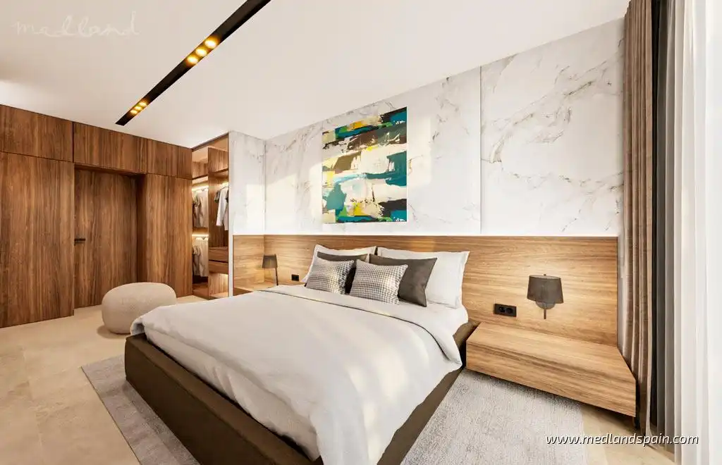 Bedroom of Houses for sale in Orihuela  with Air Conditioner, Heating and Private garden