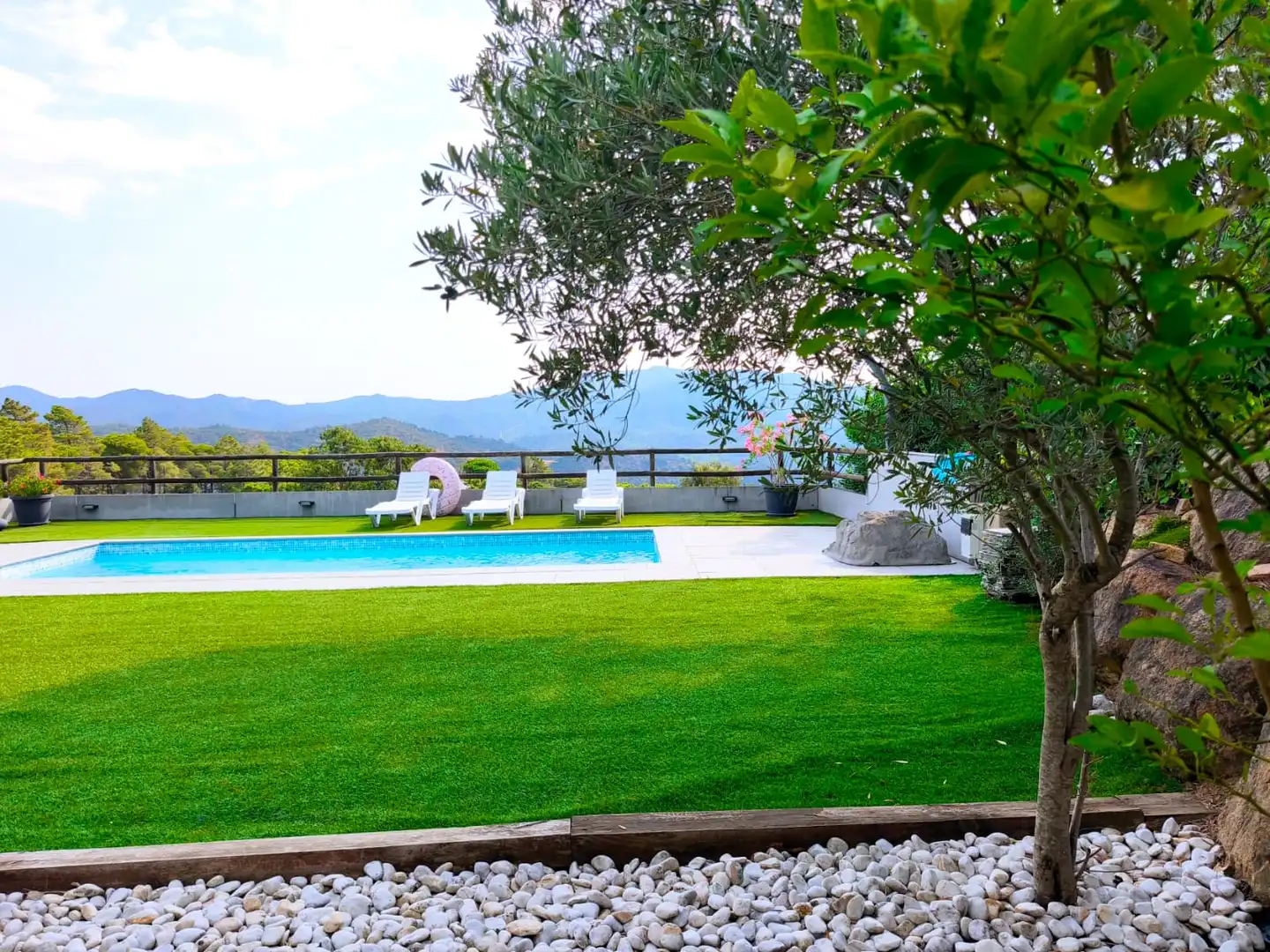Piscina de Casa o xalet en venda en Lloret de Mar amb Calefacció, Jardí privat i Terrassa