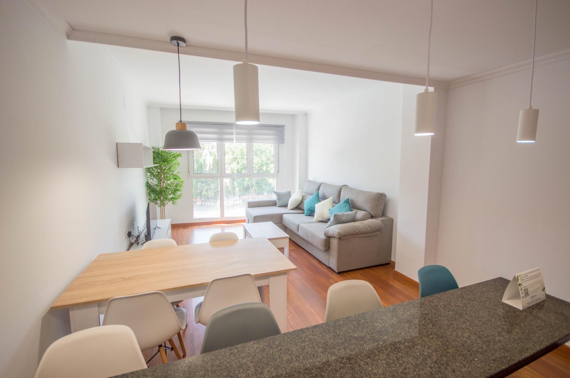 Living room of Flat for sale in Biar  with Air Conditioner, Storage room and Furnished