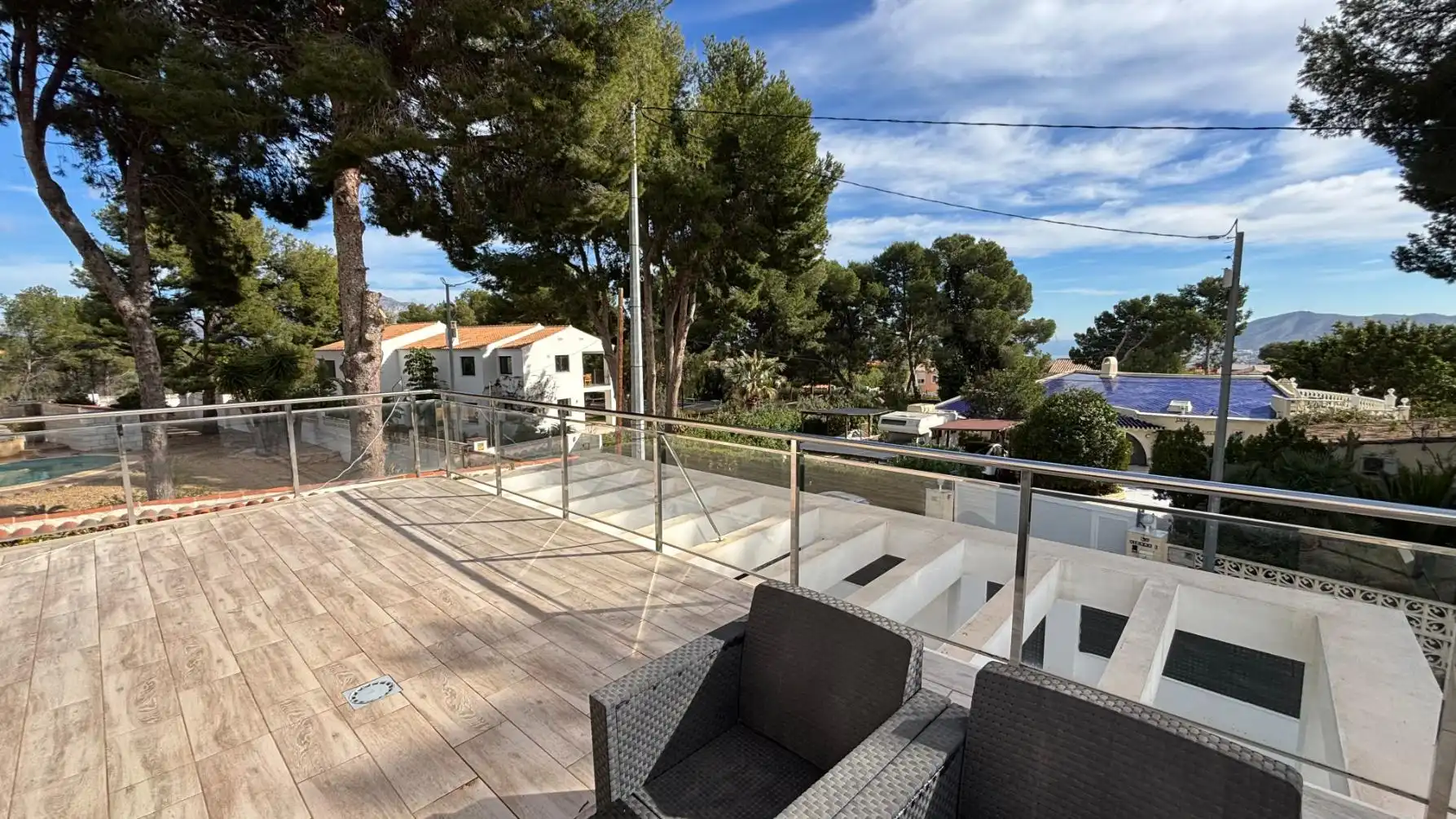 Terrace of Houses for sale in La Nucia  with Air Conditioner, Heating and Private garden