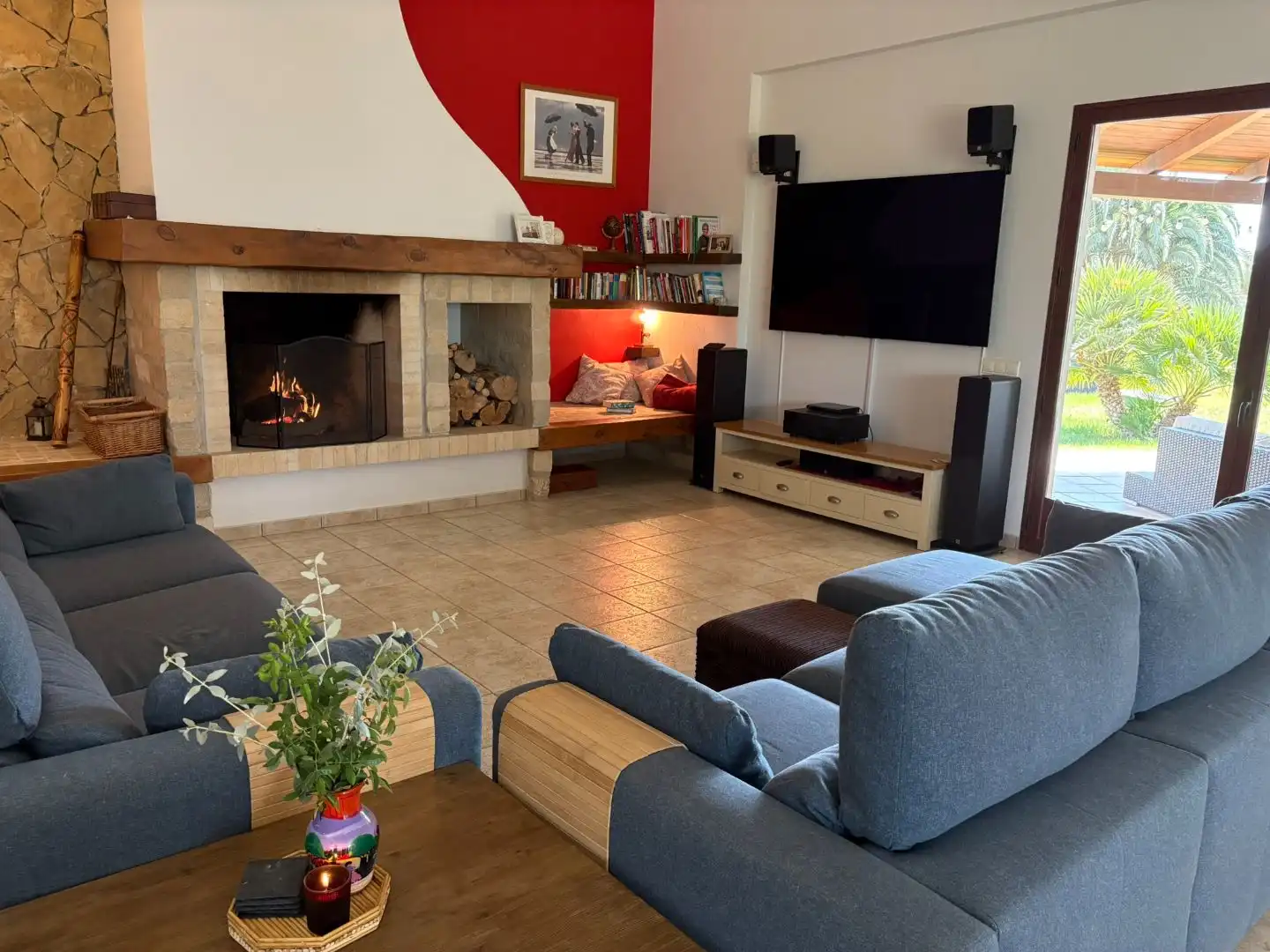 Sala d'estar de Casa o xalet en venda en Lorca amb Aire condicionat, Terrassa i Piscina