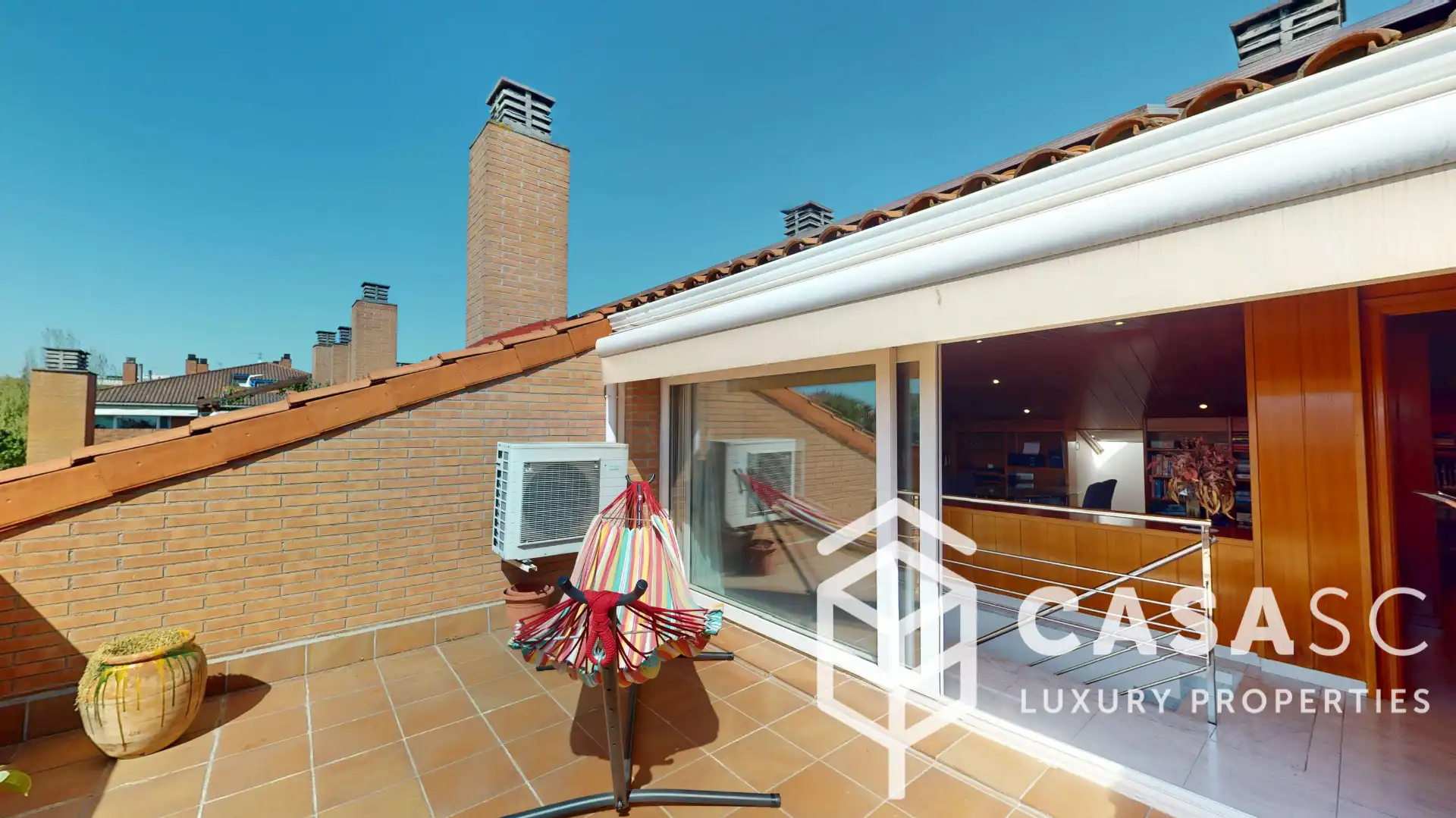 Terrace of Attic for sale in Sant Cugat del Vallès  with Air Conditioner, Heating and Parquet flooring