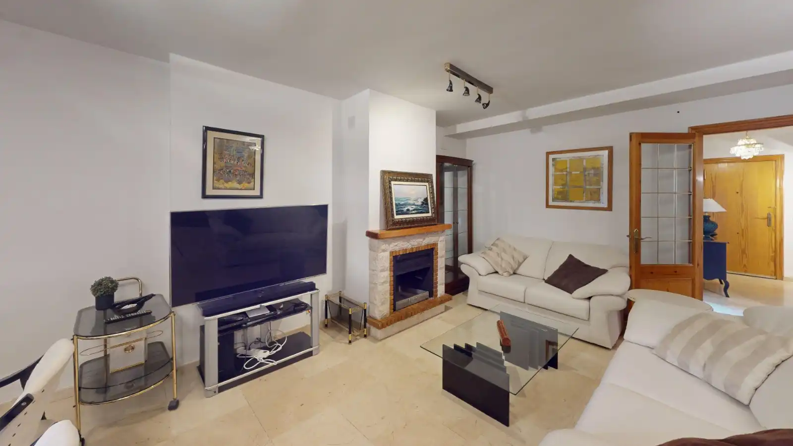 Living room of Detached homes for sale in Alicante / Alacant  with Air Conditioner, Heating and Private garden