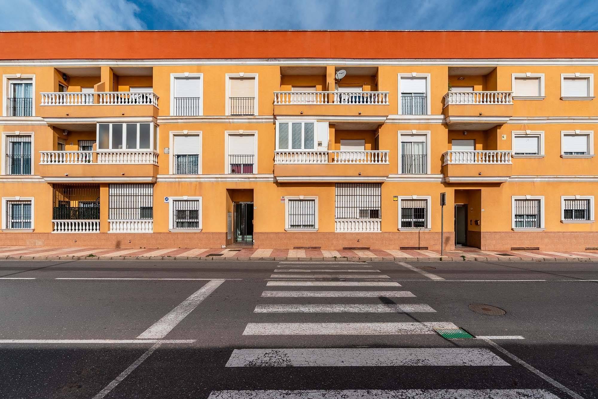 Exterior view of Flat for sale in Roquetas de Mar  with Air Conditioner, Terrace and Balcony