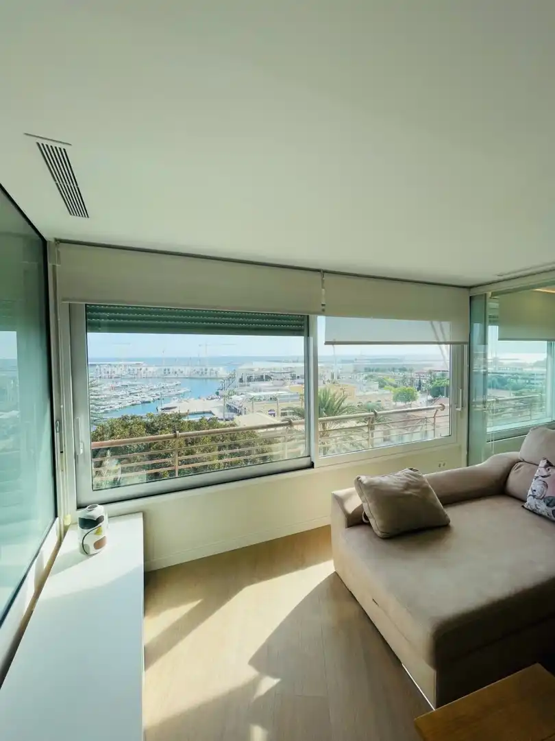 Terraza de Piso de alquiler en Alicante / Alacant con Aire acondicionado, Calefacción y Parquet