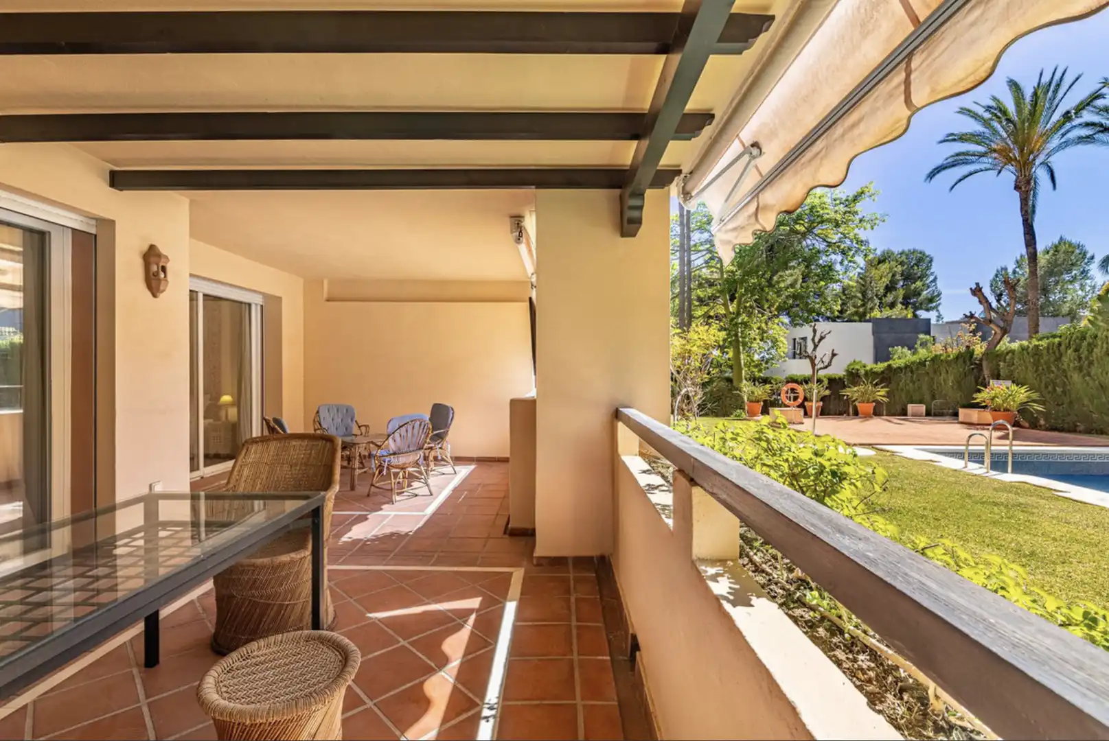 Terrasse von Wohnungen zum Verkauf in Marbella mit Klimaanlage, Terrasse und Abstellraum